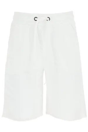 Pinko Logo Printed Drawstring Bermuda Shorts
