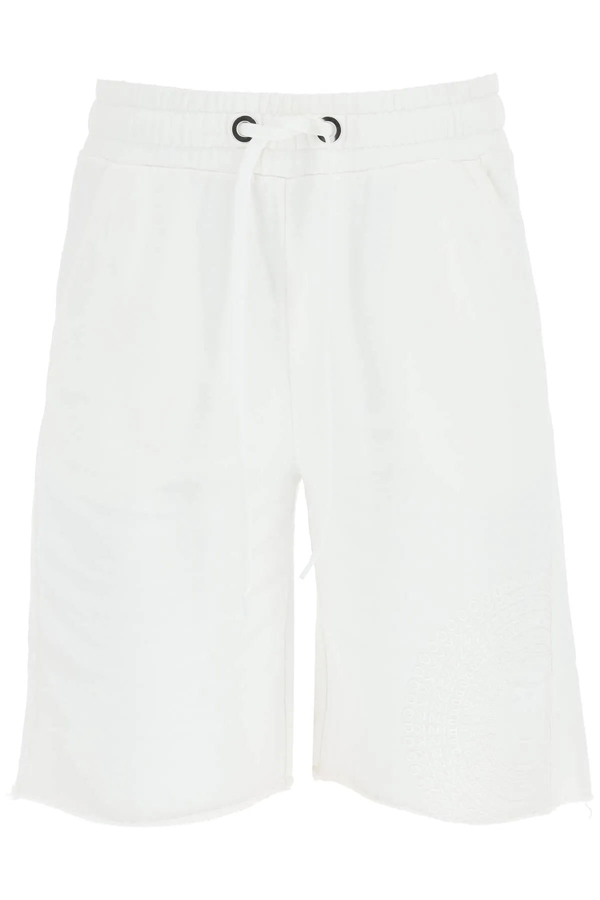 Pinko Logo Printed Drawstring Bermuda Shorts