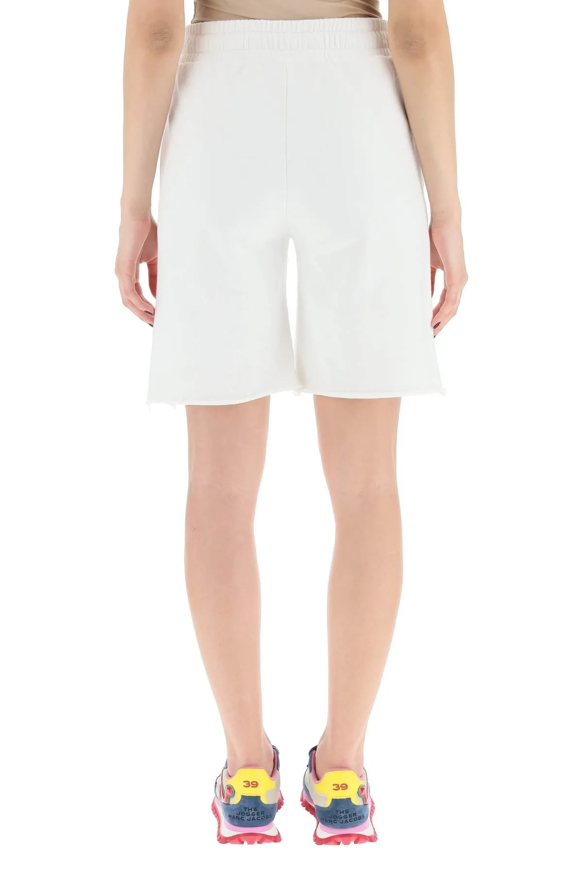 Pinko Logo Printed Drawstring Bermuda Shorts