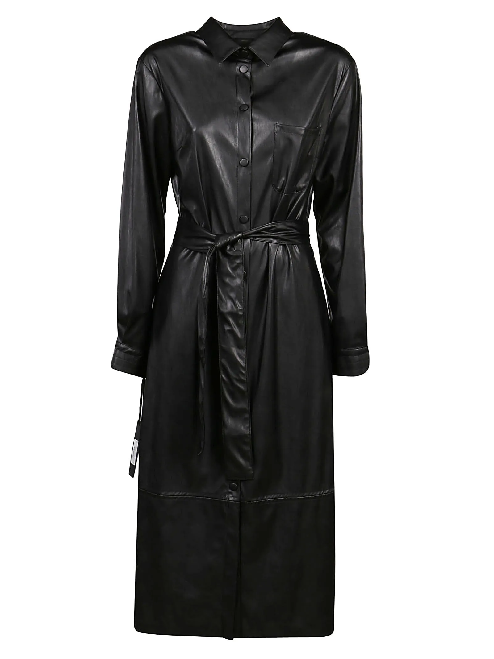 Pinko Maris Tie-Waist Shirt Dress