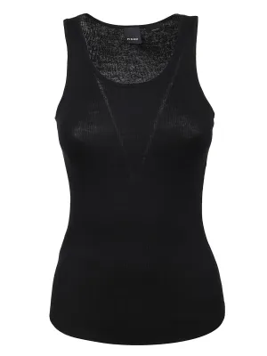 Pinko Scoop Neck Knitted Tank Top