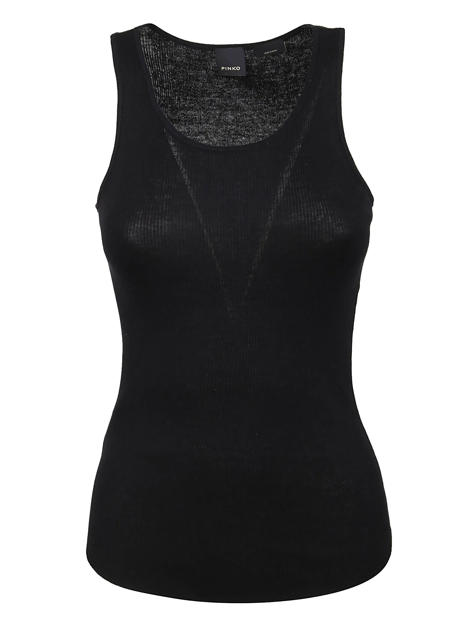 Pinko Scoop Neck Knitted Tank Top