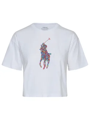 Polo Ralph Lauren Logo Embroidered Crewneck T-Shirt