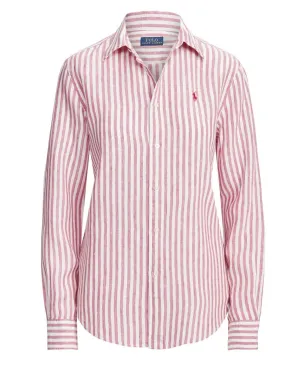 Polo Ralph Lauren Logo Embroidered Striped Shirt