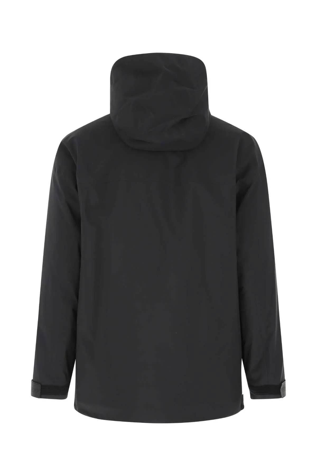 Prada Logo Detailed Half Zip Jacket