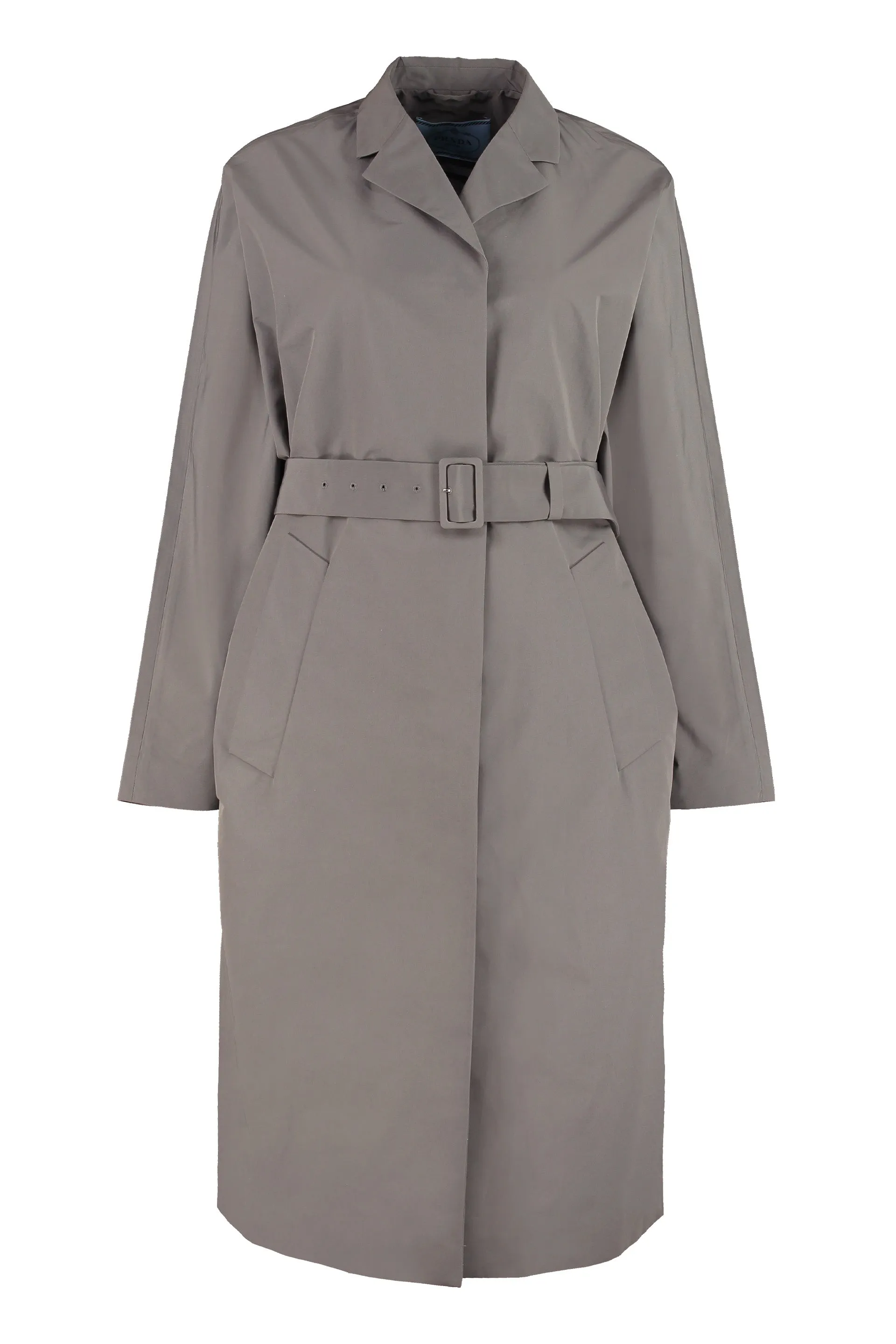 Prada Mid Length Tech Belted Coat