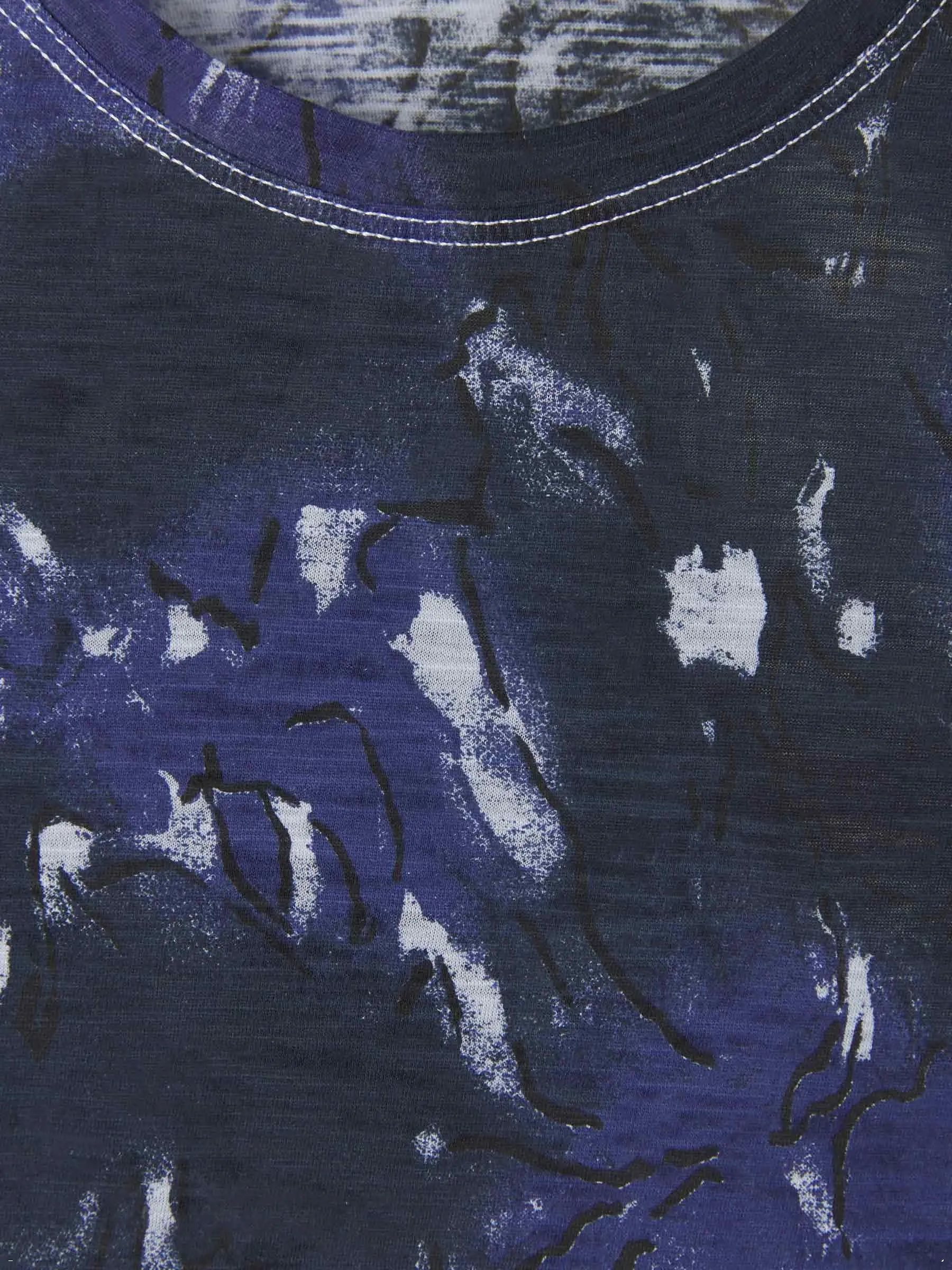 Proenza Schouler Tie-Dyed Crewneck T-Shirt