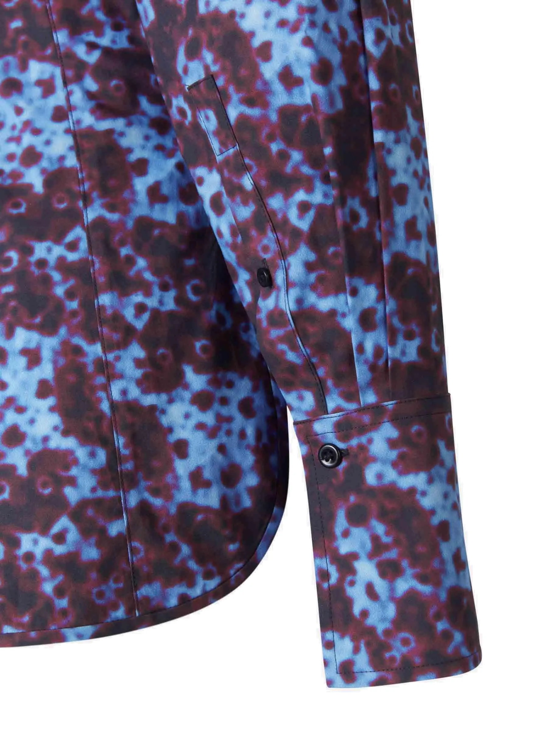 Proenza Schouler White Label Sunflower Floral-Print Long-Sleeved Shirt