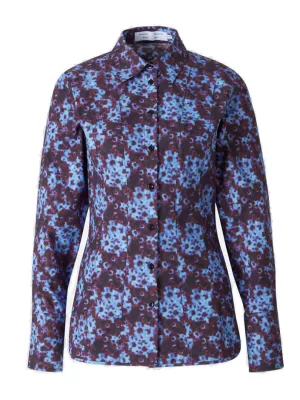 Proenza Schouler White Label Sunflower Floral-Print Long-Sleeved Shirt