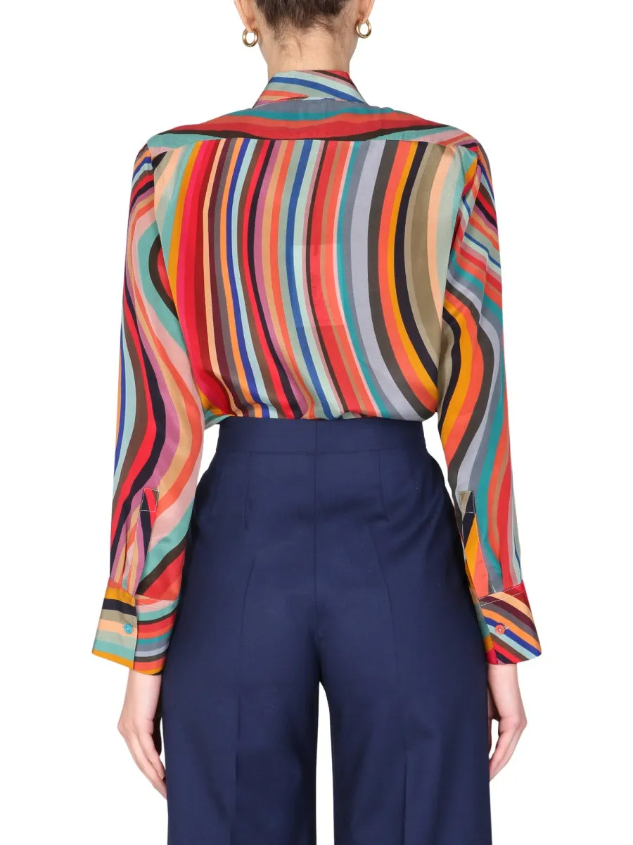 PS Paul SmithAll-Over Swirl Printed Shirt