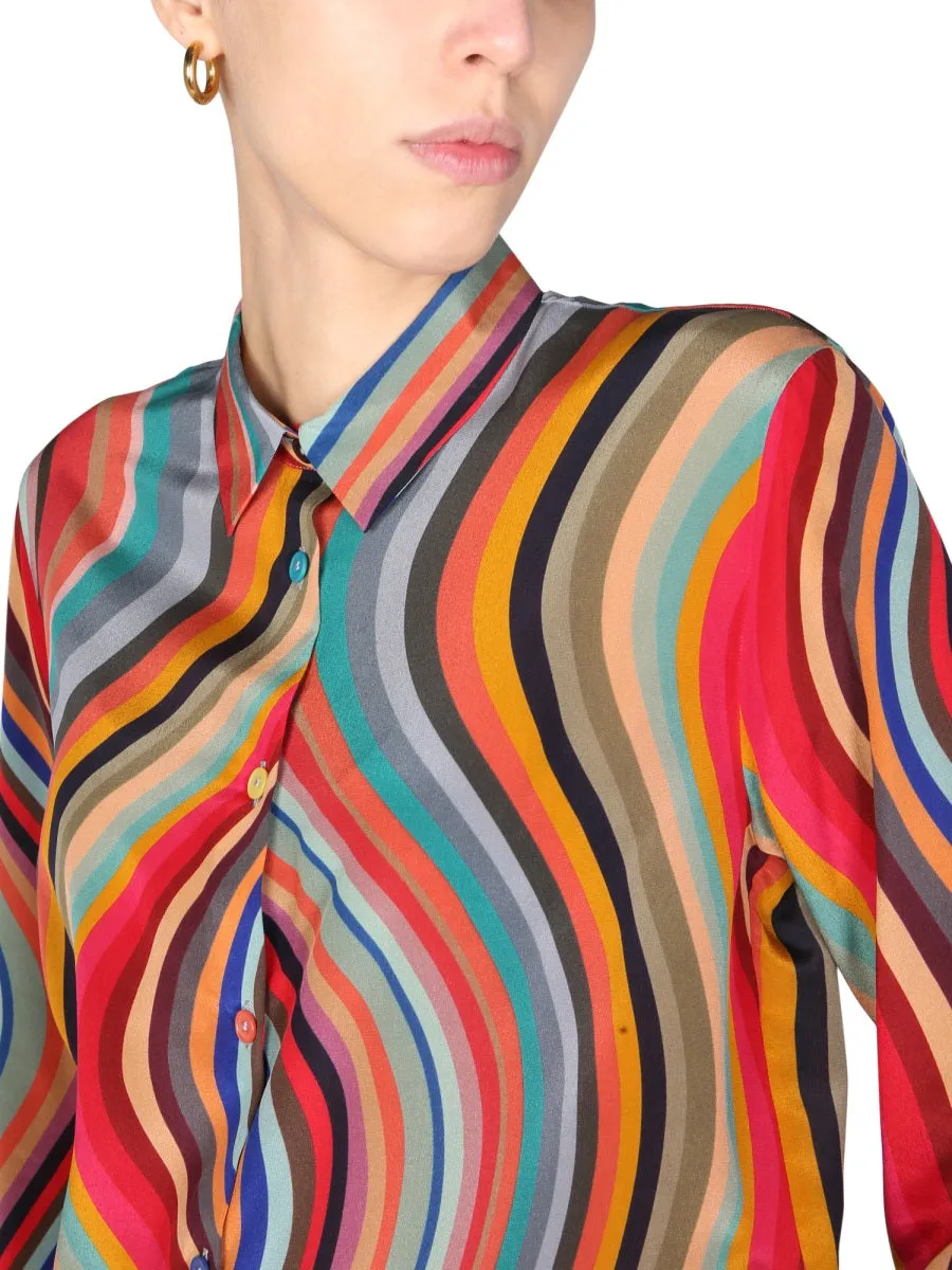 PS Paul SmithAll-Over Swirl Printed Shirt