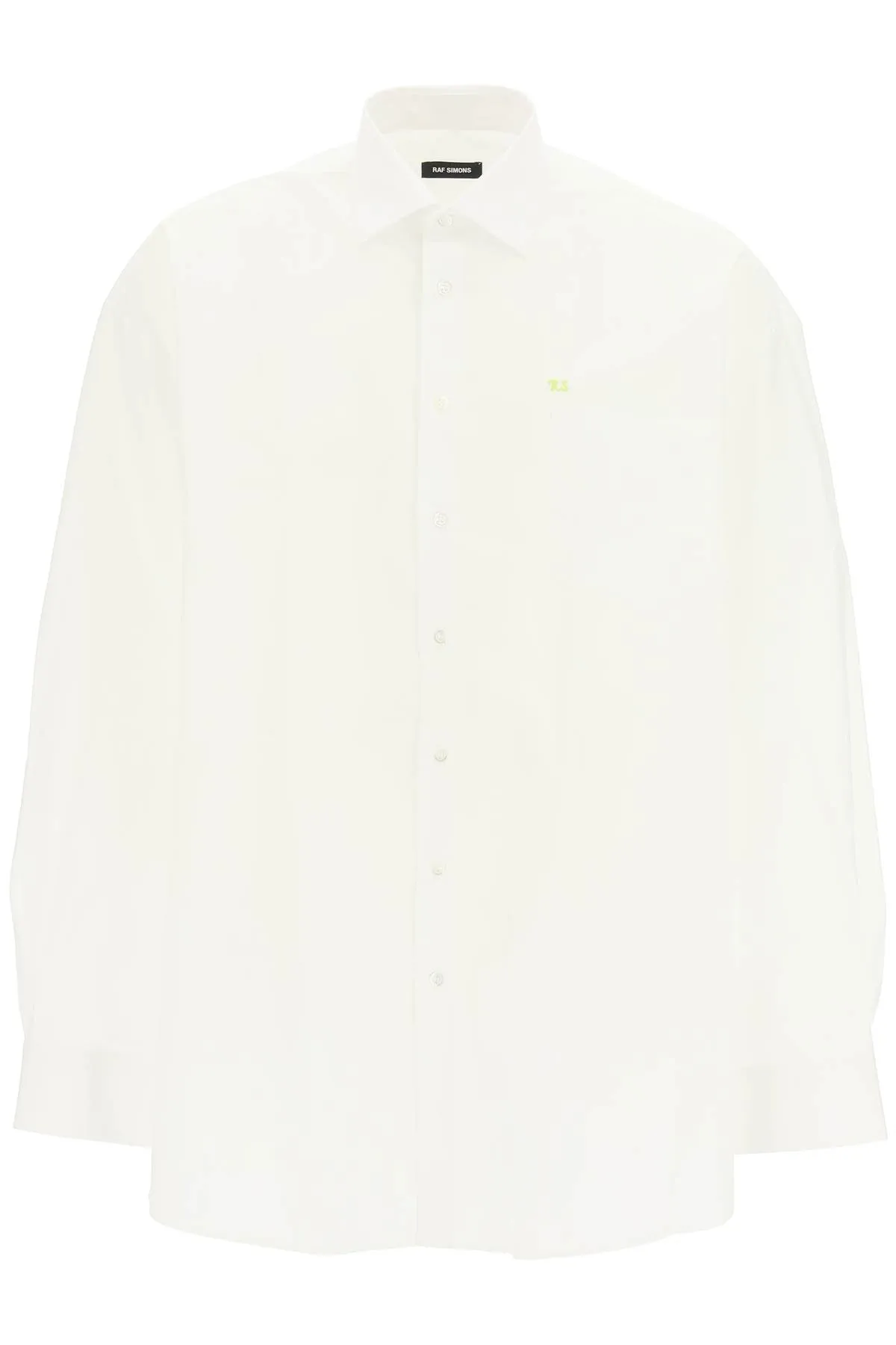 Raf Simons Logo Embroidered Button-Up Shirt