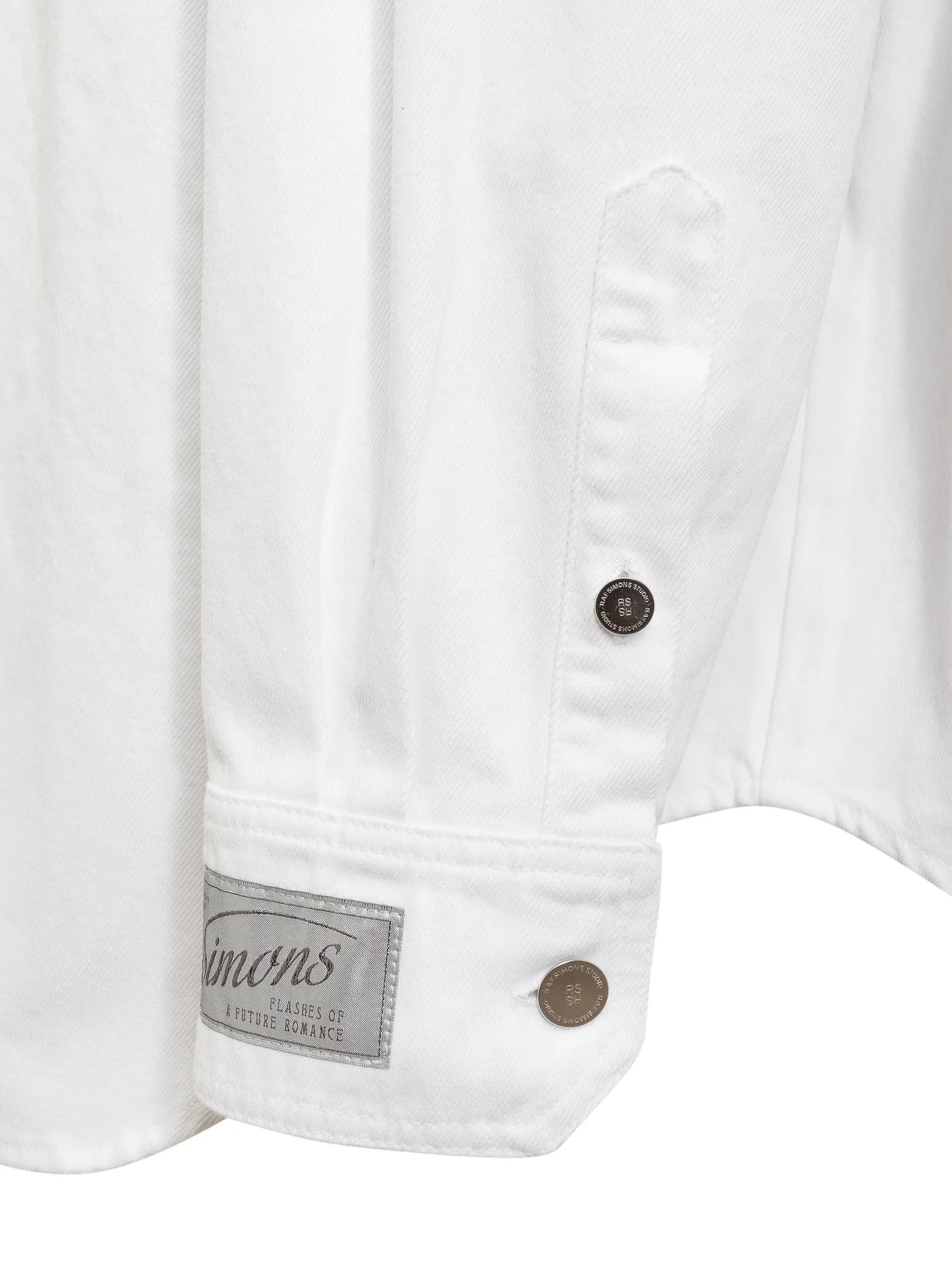Raf Simons Logo Patch Long-Sleeved Shirt