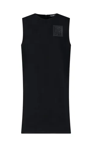 Raf Simons Logo Patch Sleeveless Dress