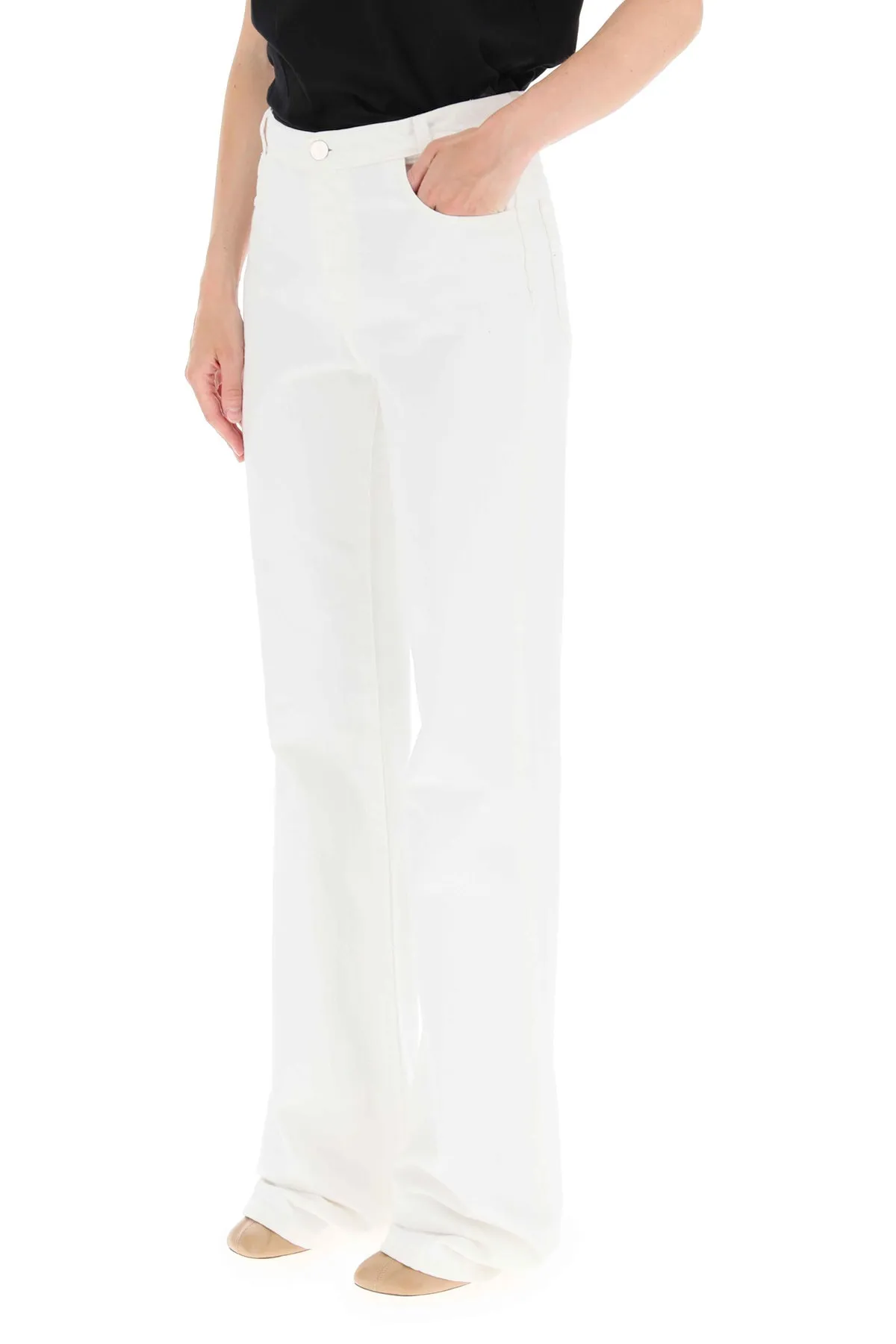 Raf Simons Mid Waisted Flared Jeans