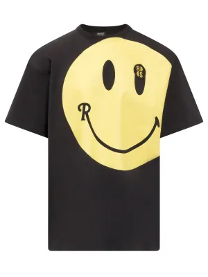 Raf Simons Smiley Printed Crewneck T-Shirt