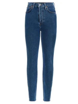 RE/DONE High-Rise Cropped Jeans