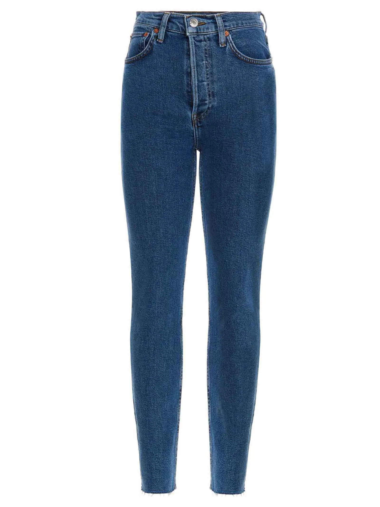 RE/DONE High-Rise Cropped Jeans
