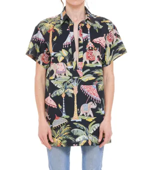 REDValentino All-Over Printed Short-Sleeved Shirt