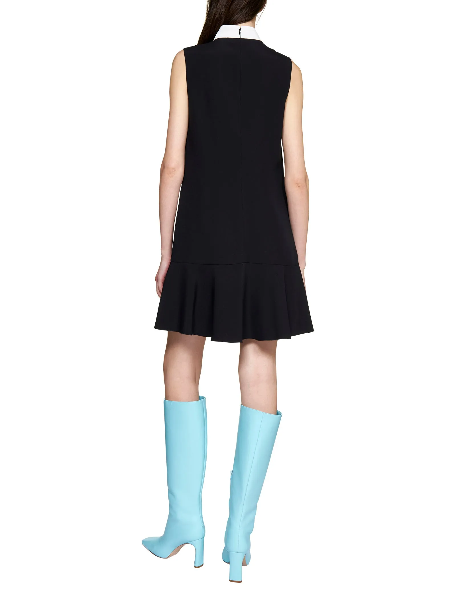 REDValentino Bow Detailed Sleeveless Mini Dress