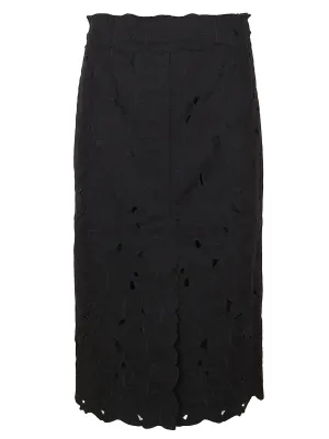 REDValentino Butterfly Cut-Out Pencil Skirt