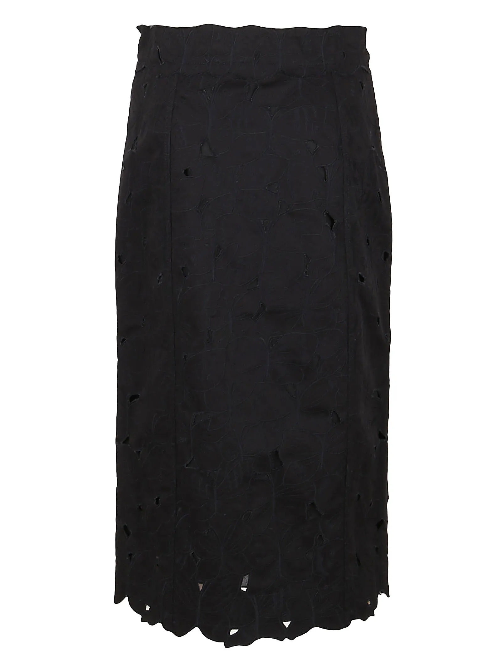 REDValentino Butterfly Cut-Out Pencil Skirt