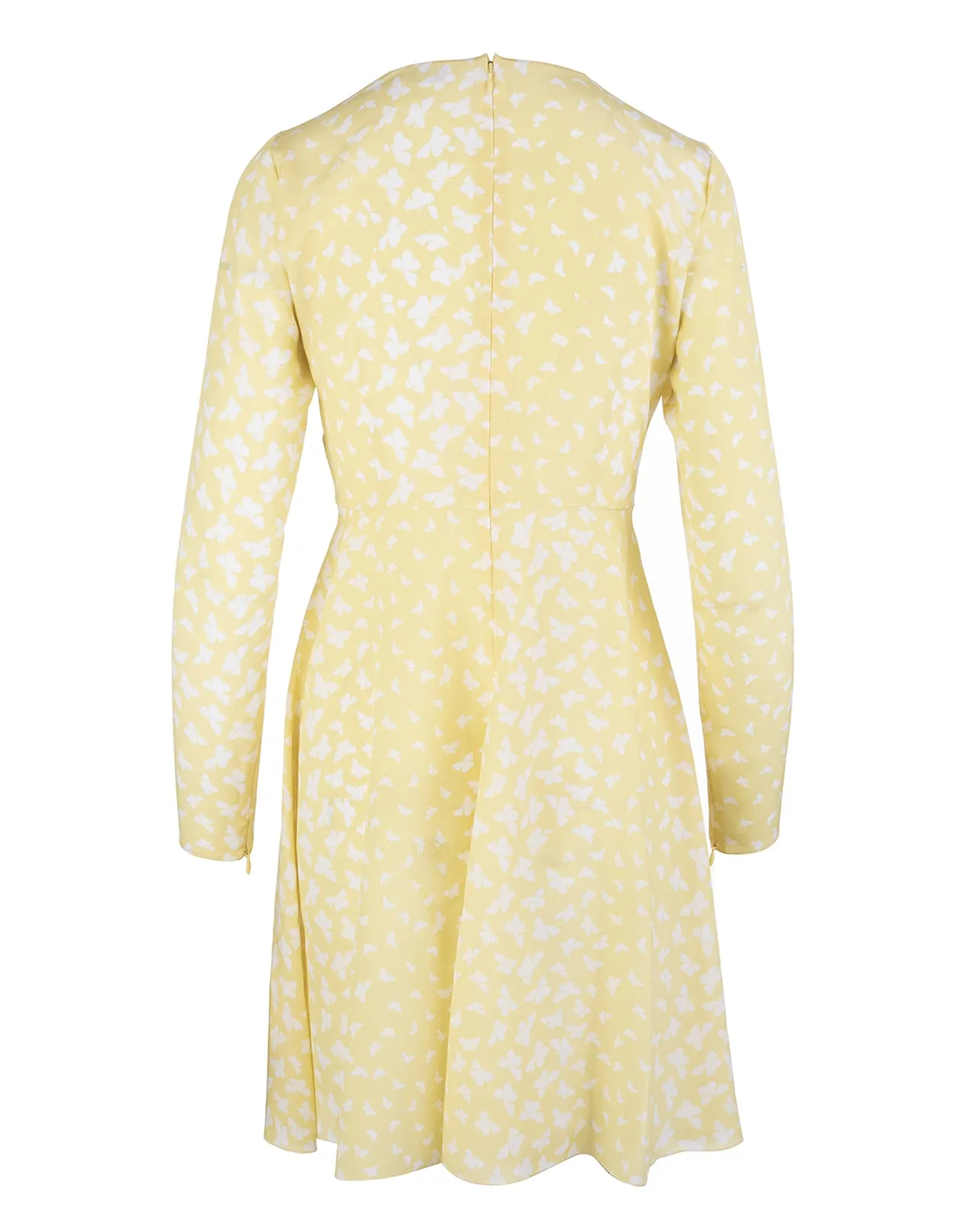 REDValentino Butterfly Printed V-Neck Dress
