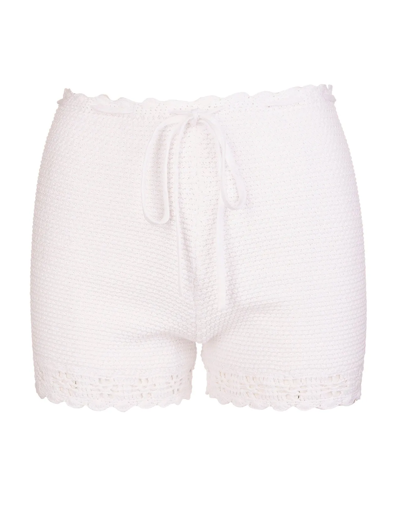 REDValentino Floral Cross Stitch Knitted Shorts