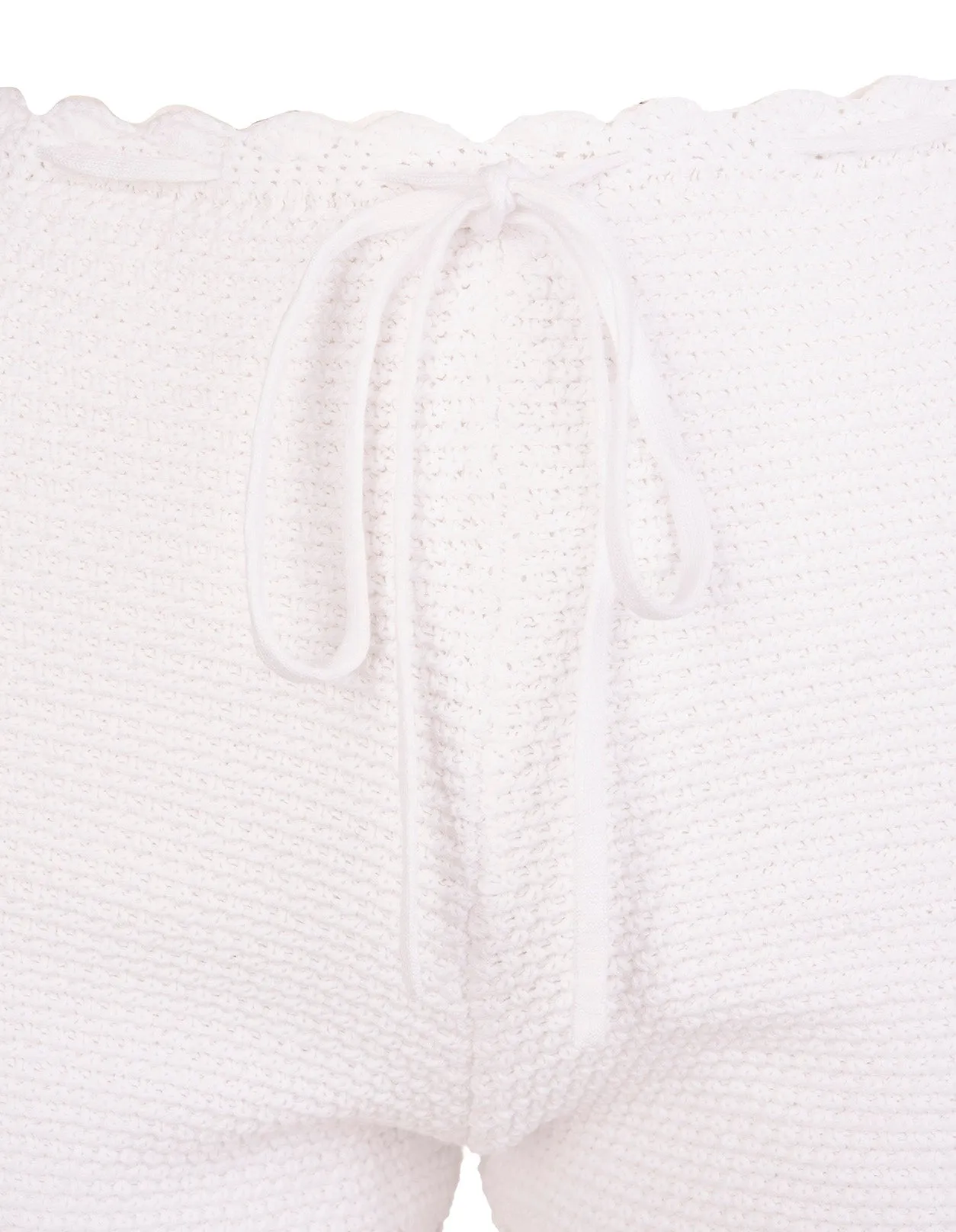 REDValentino Floral Cross Stitch Knitted Shorts