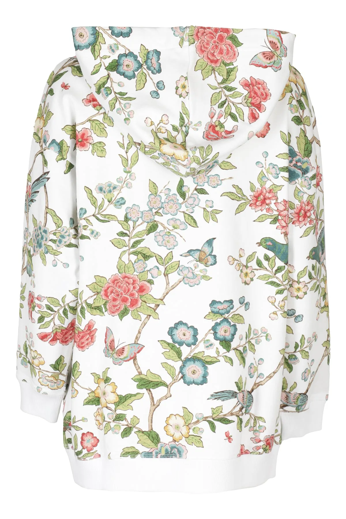 REDValentino Floral Printed Drawstring Hoodie