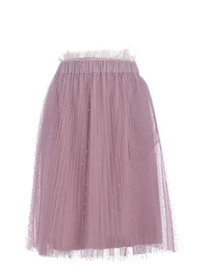 REDValentino High Waist Tulle Skirt