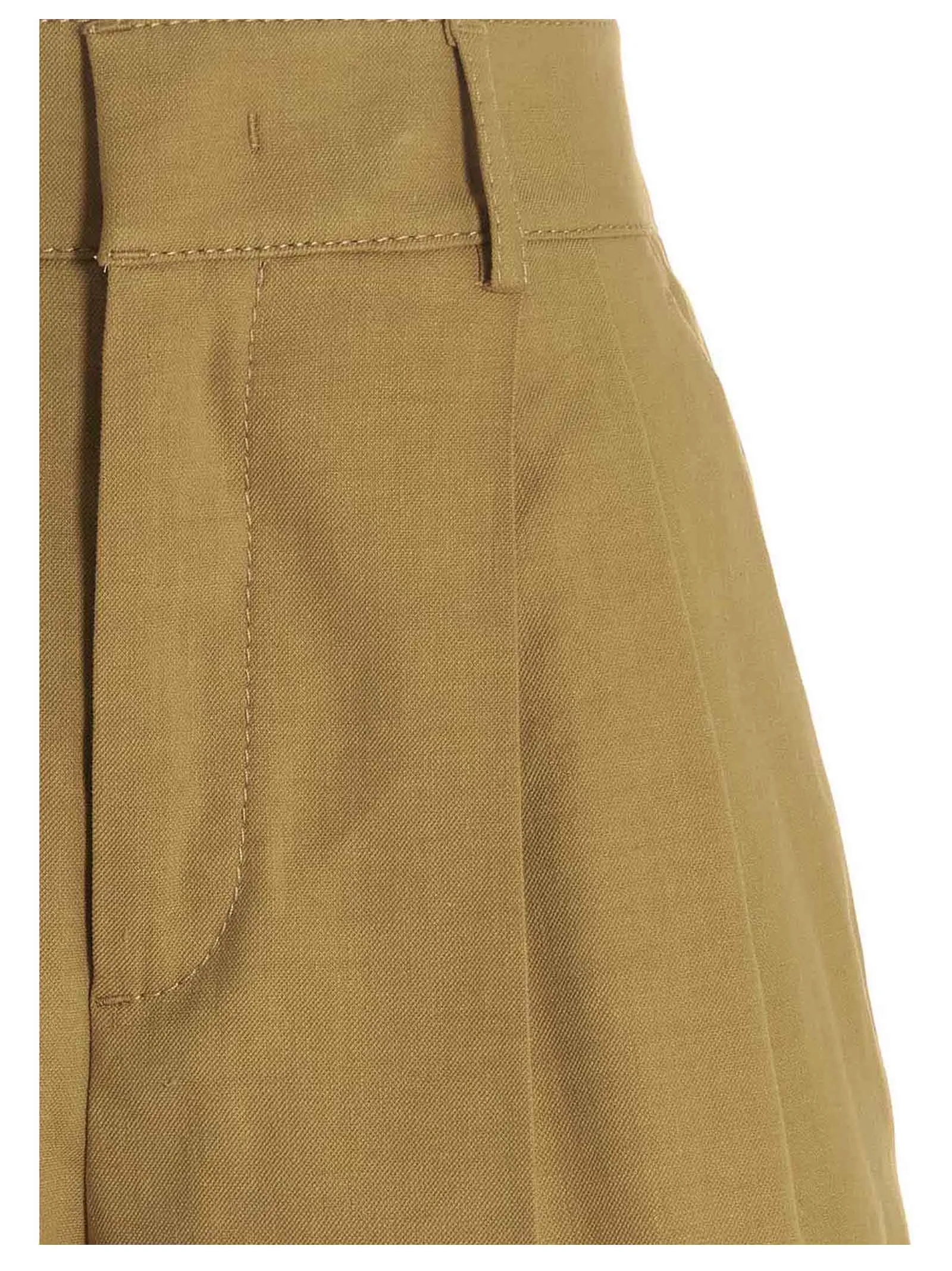 REDValentino High-Waisted Flared Shorts
