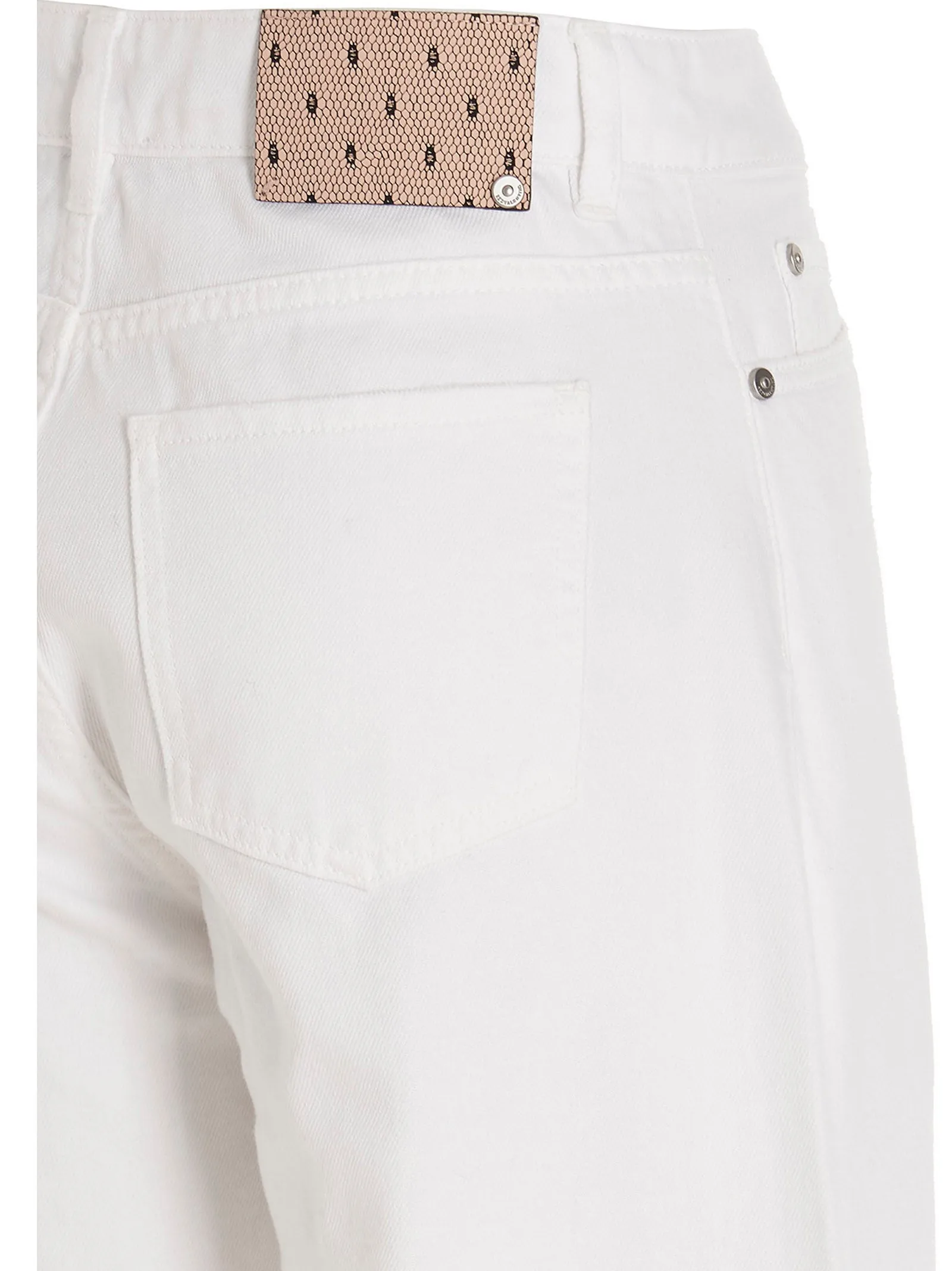 REDValentino Logo Patch Wide-Leg Jeans