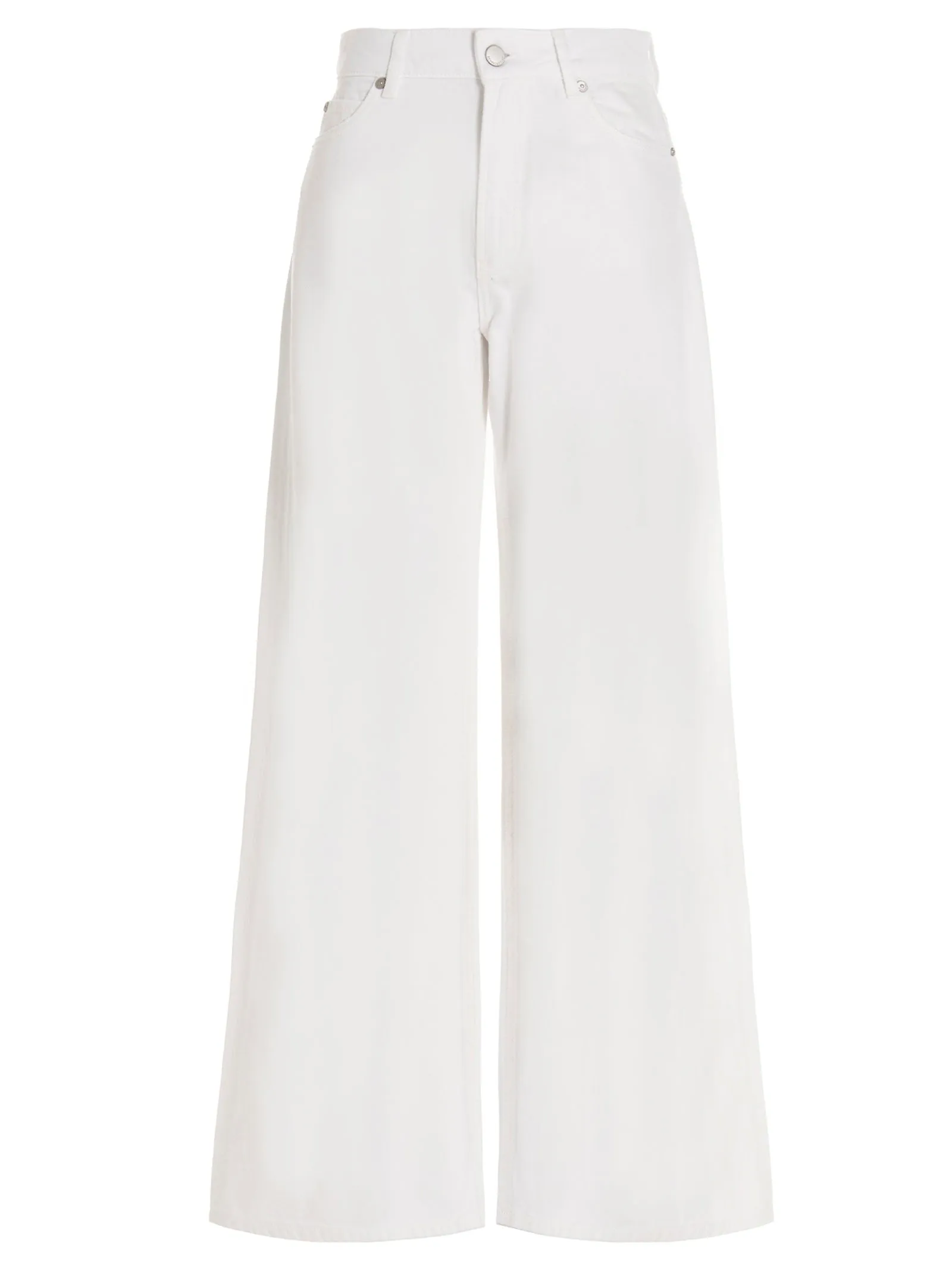 REDValentino Logo Patch Wide-Leg Jeans