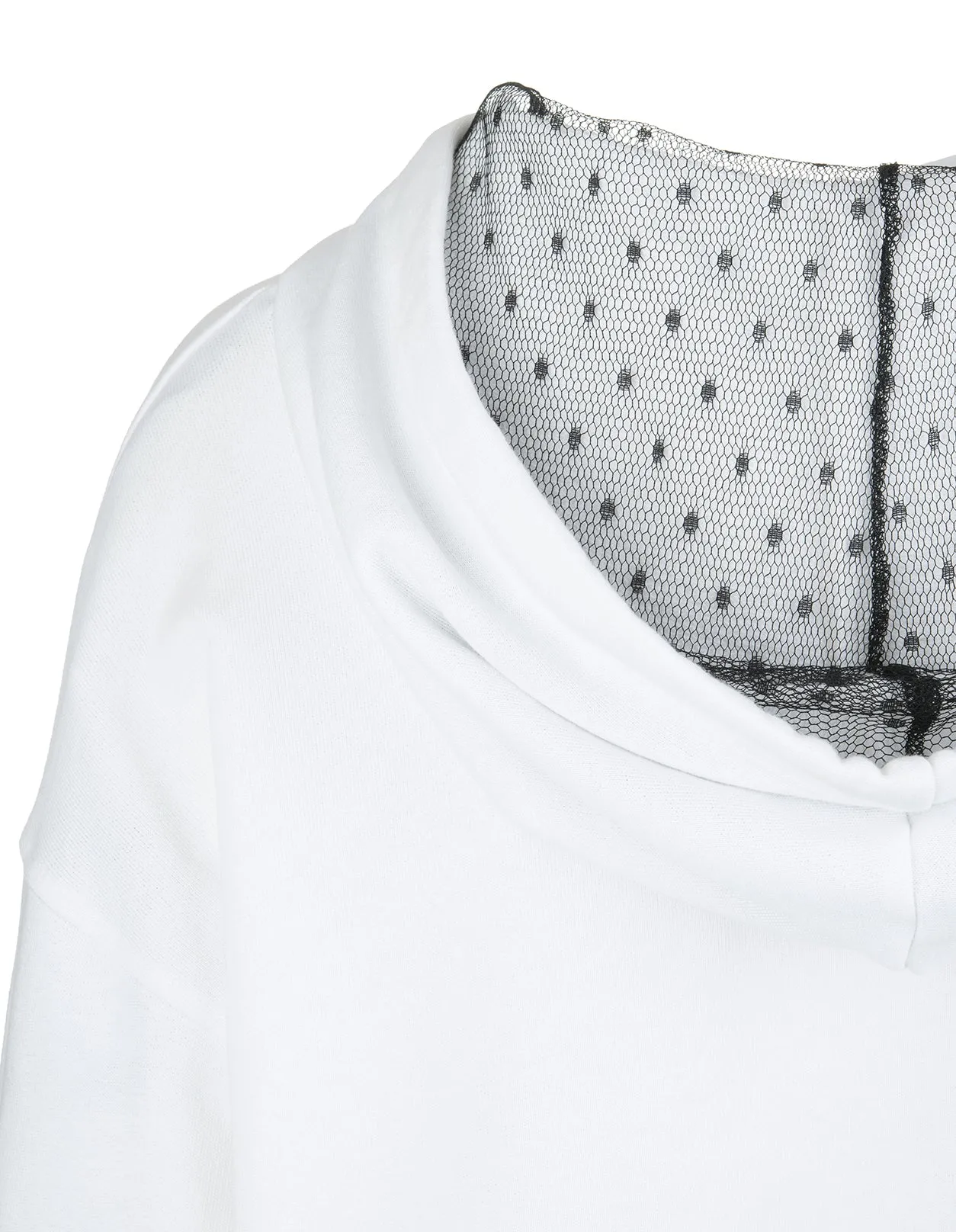 REDValentino Logo Printed Cropped Drawstring Hoodie