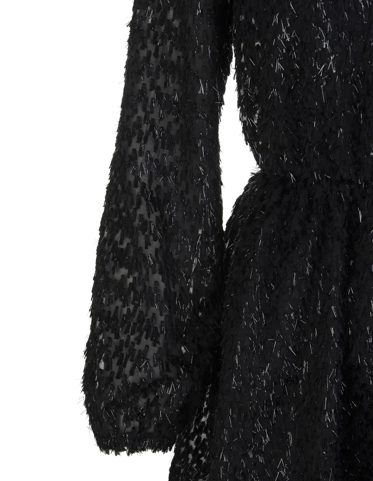 REDValentino Long Sleeved Crewneck Mini Dress
