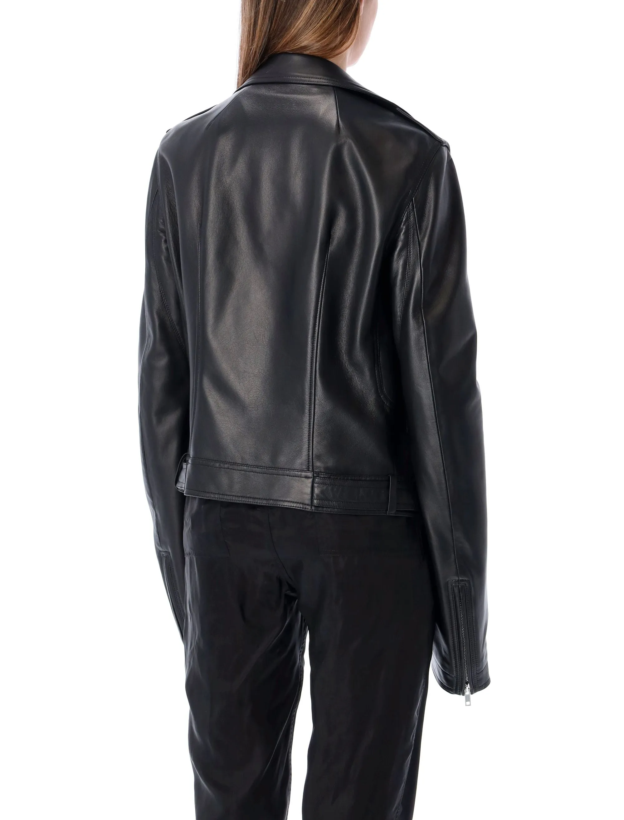 Rick Owens Belt Detailed Zipped Jacket