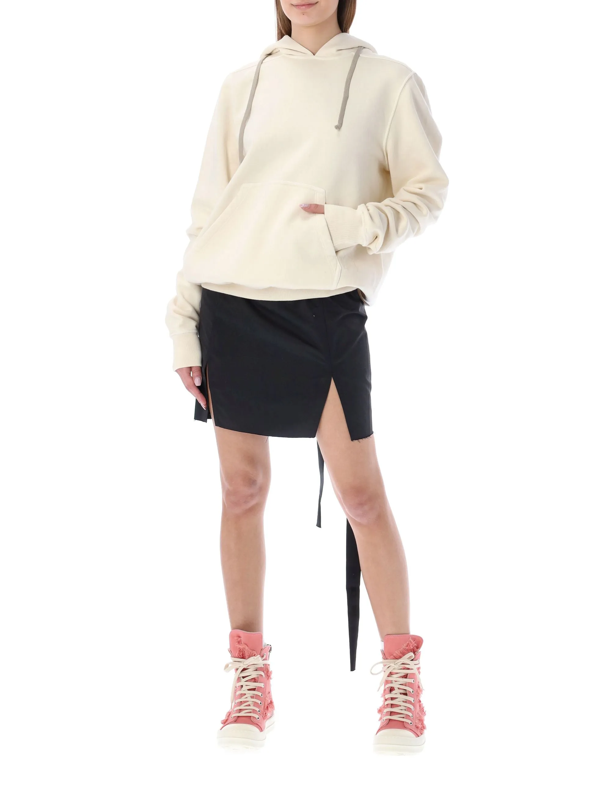 Rick Owens DRKSHDW Drawstring Long-Sleeved Hoodie