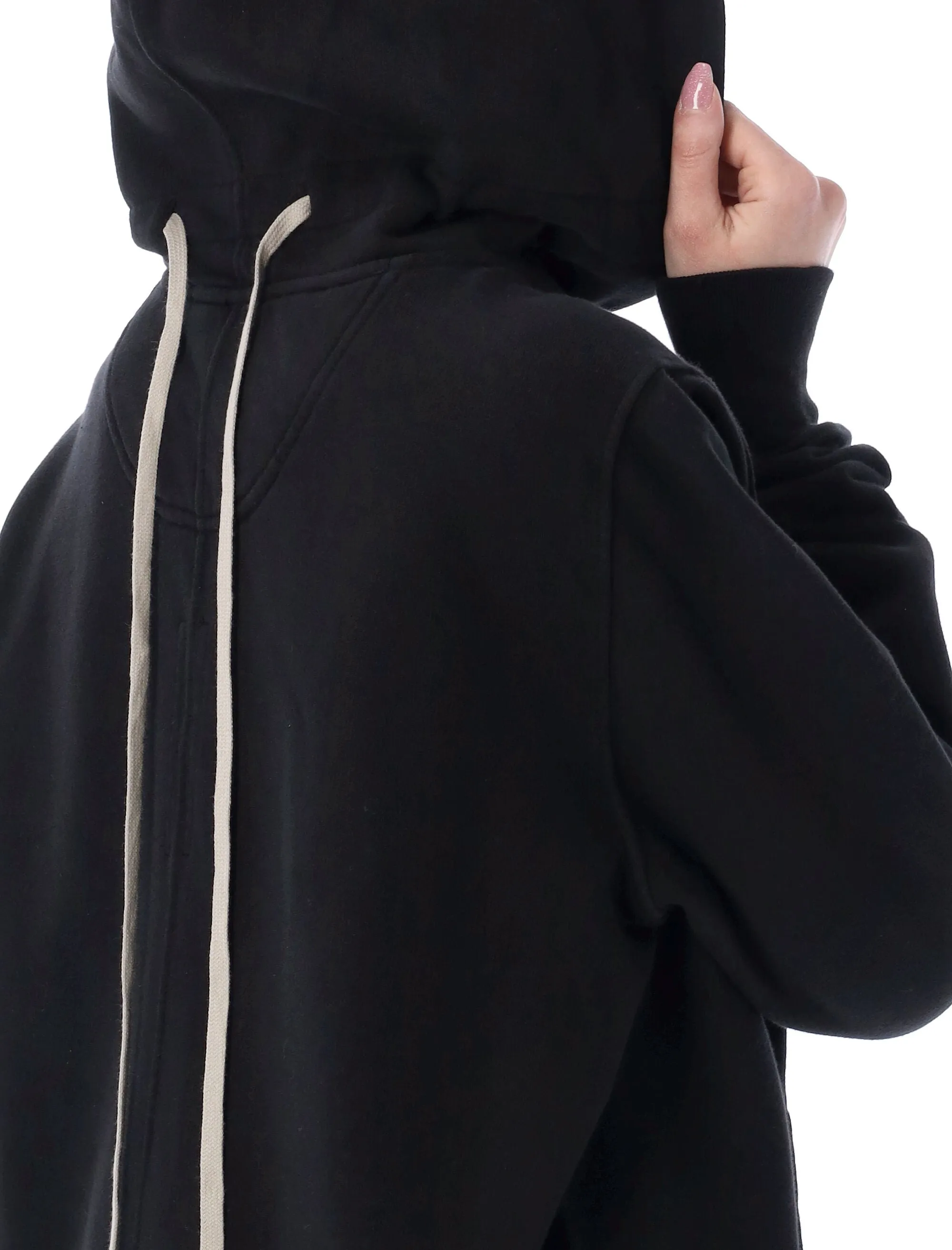 Rick Owens DRKSHDW Drawstring Long-Sleeved Hoodie