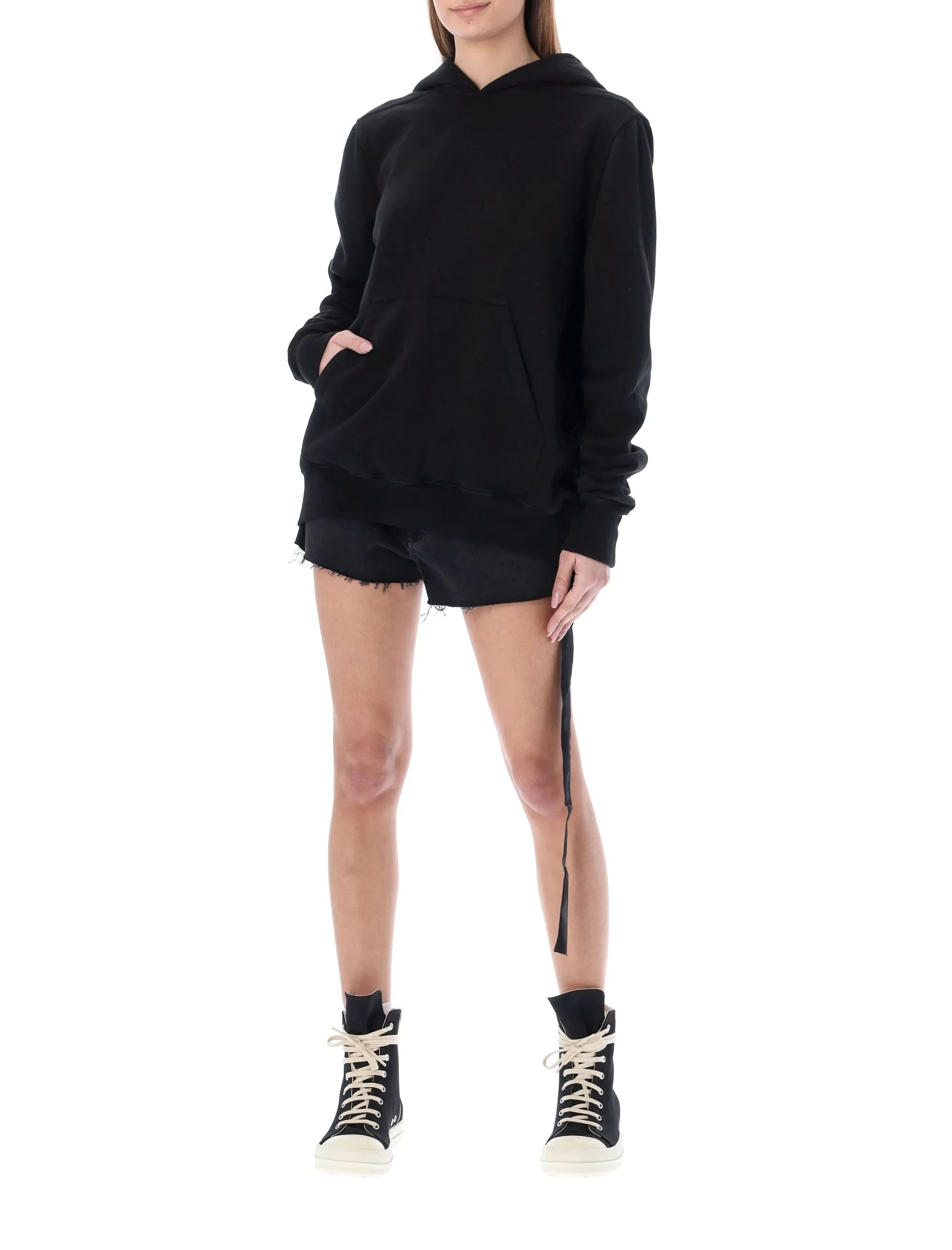 Rick Owens DRKSHDW Drawstring Long-Sleeved Hoodie