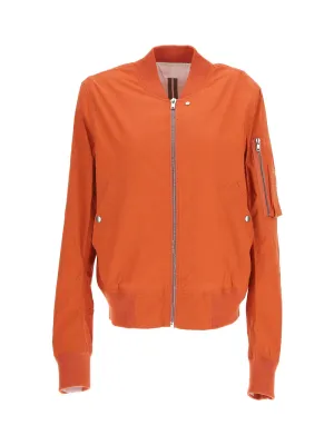 Rick Owens DRKSHDW Long Sleeved Zipped Bomber Jacket