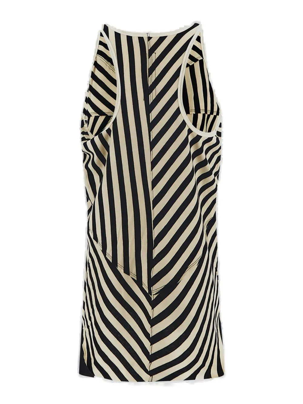 Rick Owens DRKSHDW Striped Crewneck Tank Top