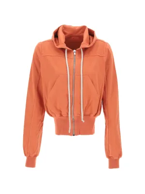 Rick Owens DRKSHDW Zip-Up Drawstring Hoodie