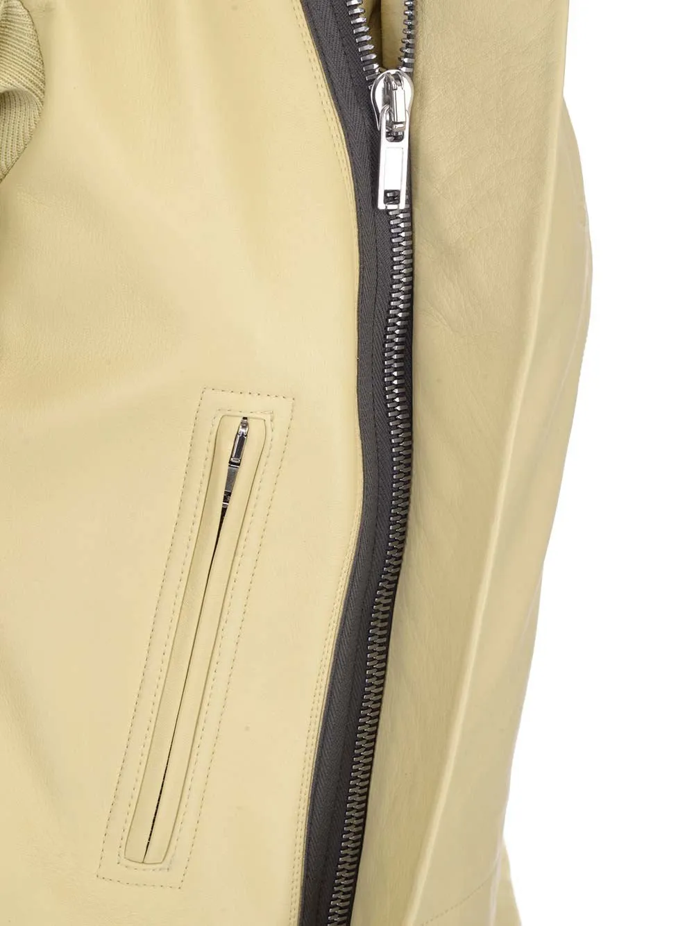 Rick Owens Foldover Neck Zipped Jacket