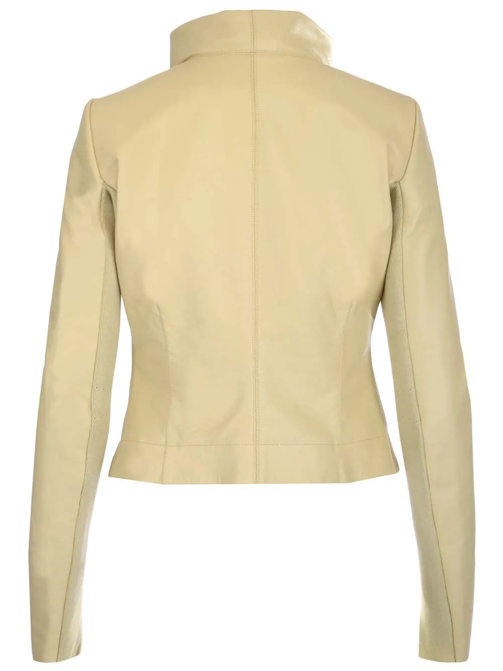 Rick Owens Foldover Neck Zipped Jacket
