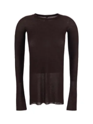 Rick Owens Long-Sleeved Crewneck Top