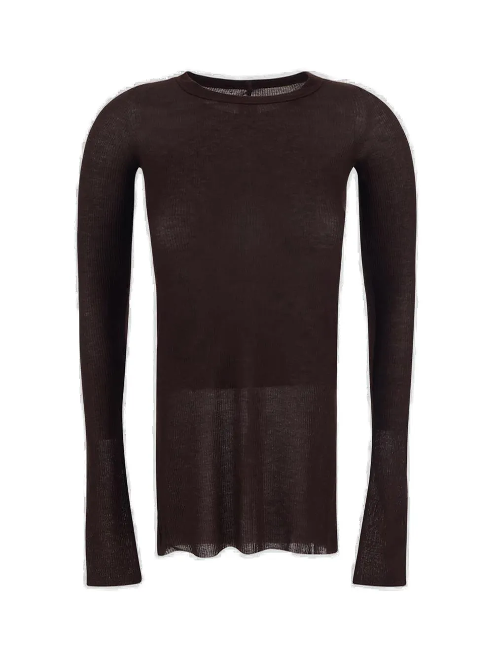 Rick Owens Long-Sleeved Crewneck Top