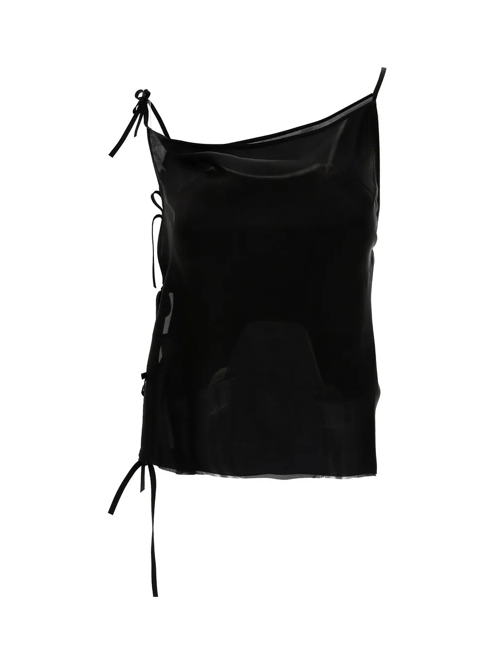 Rick Owens Taco One-Shoulde Top