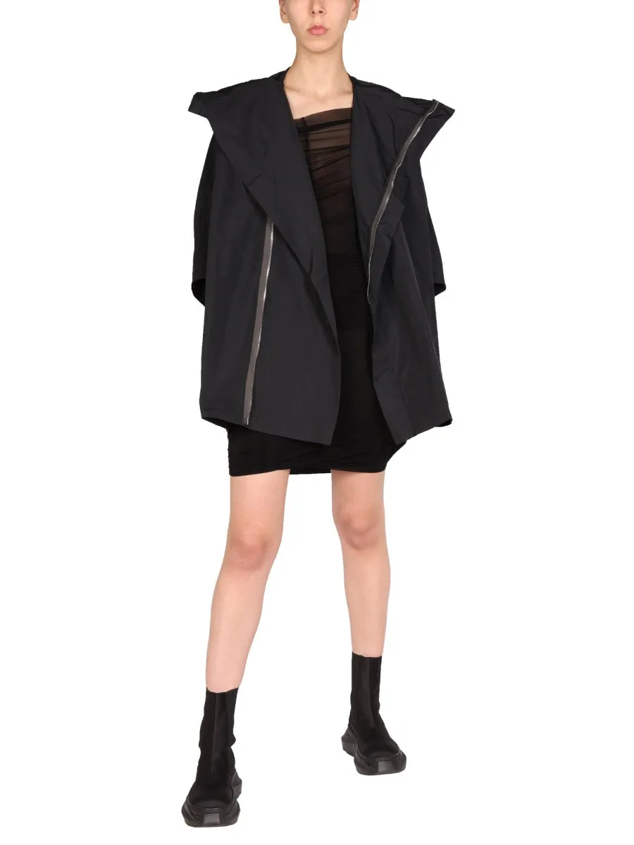 Rick Owens Wrapped Zip-Up Coat