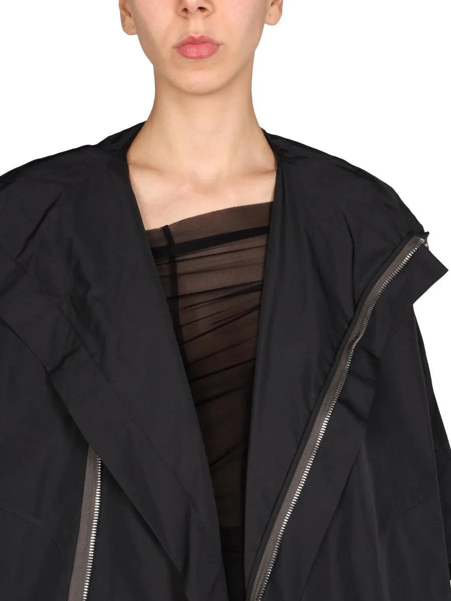 Rick Owens Wrapped Zip-Up Coat